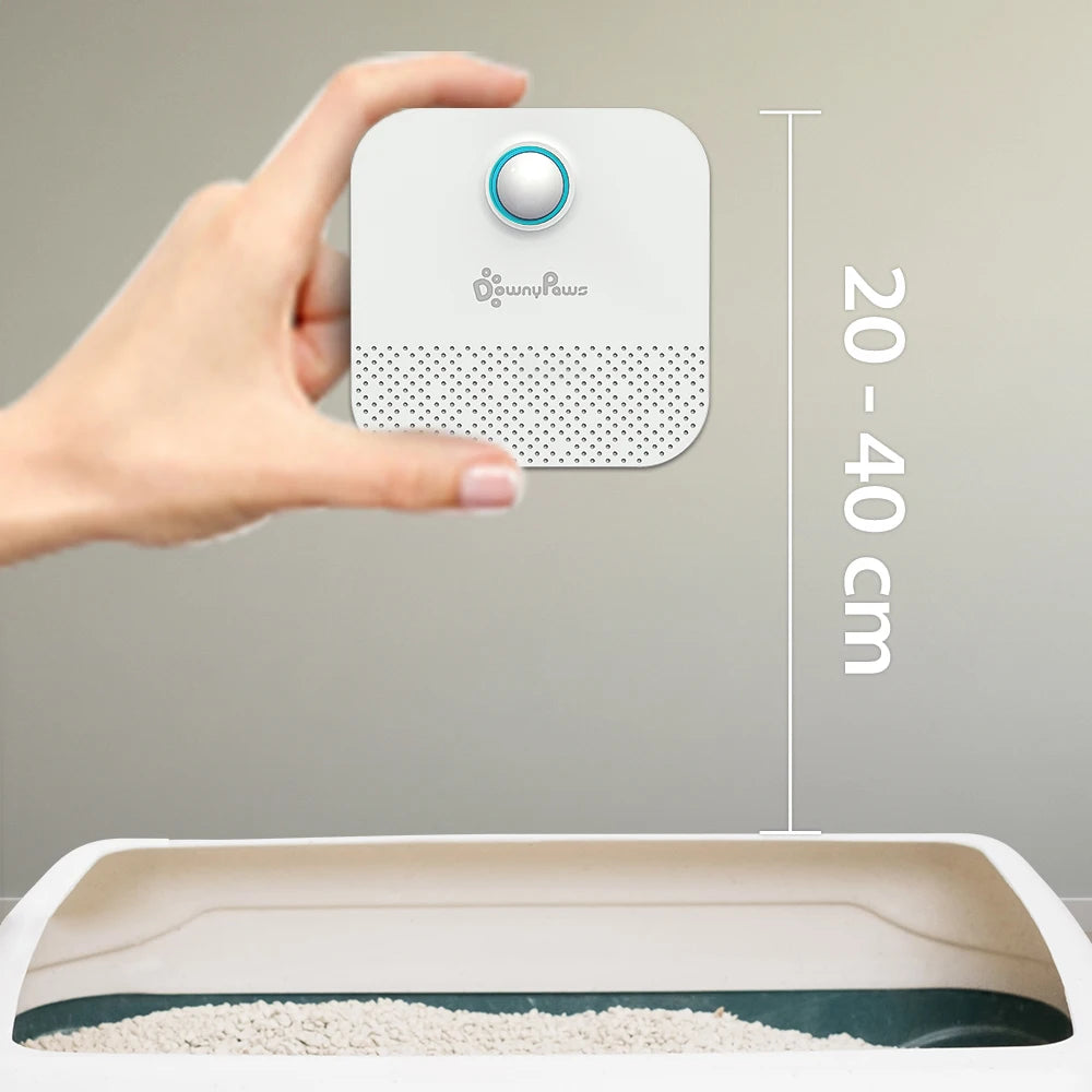 the PURIFIER - Downy Paws 4000mAh Smart Cat/Dog Odor Purifier, Cat Litter Box Deodorizer, Pet Toilet Air Purifier, Dog/Cat Litter Deodorant