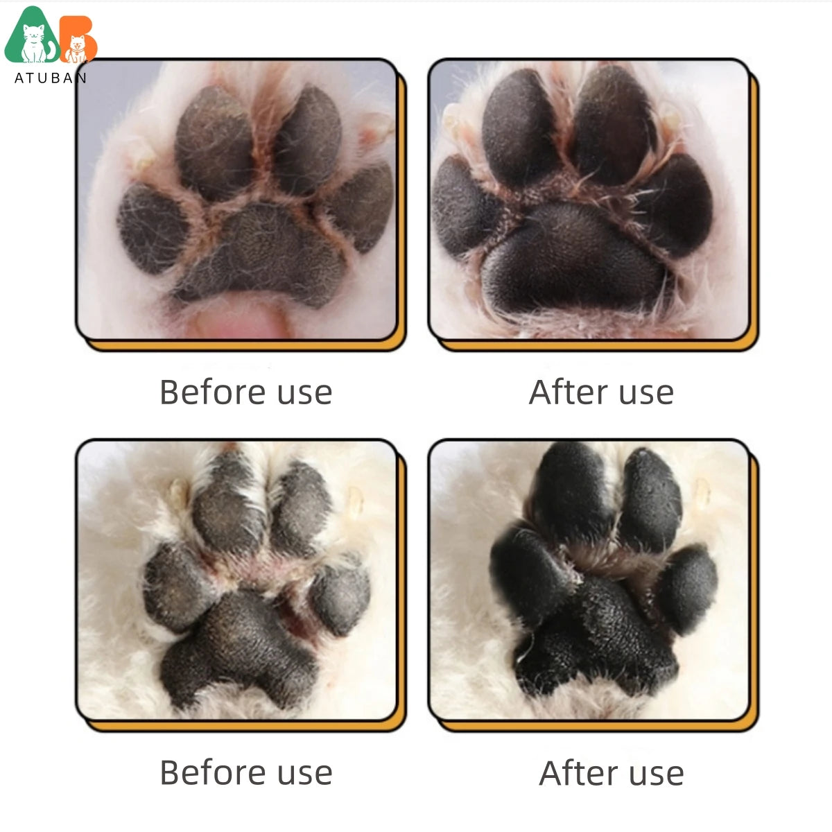 the DOG PAW BALM - Moisturizer & Protection for Dog Feet & Foot Pads - Soothe, Heals, Repairs Moisturizes Dry, Cracked & Damaged Paws and Noses