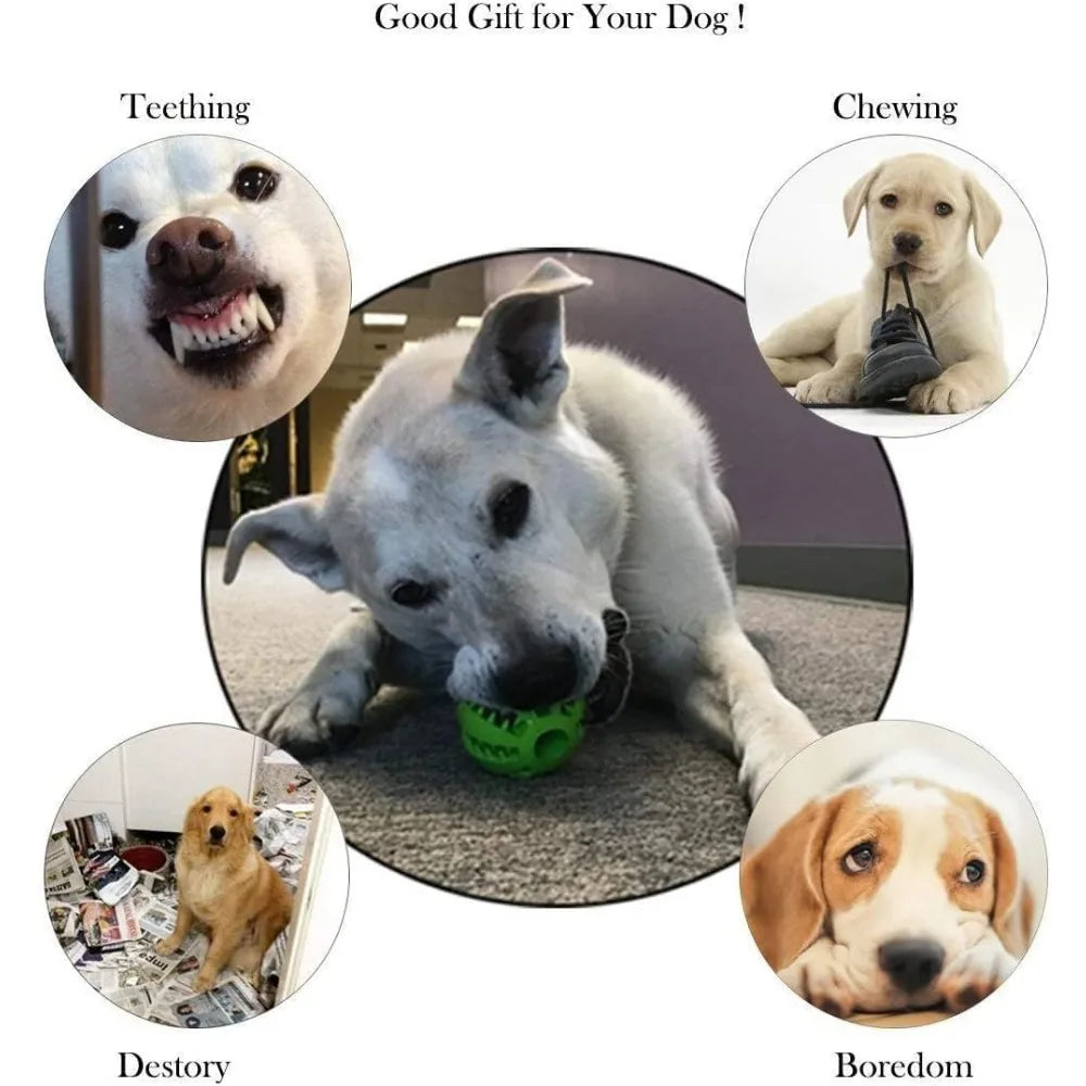 Dog Rope Ball Bite Resistance Training Ball with Rope Interesting Puzzle Teething Toy for Molar Teeth Cleaning Boredom Relieving