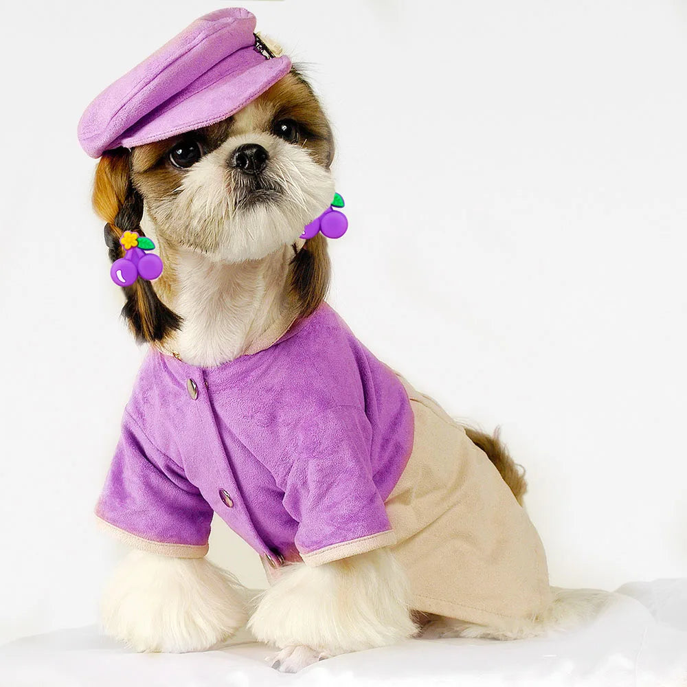 the DAISY DOG BOW - 40PCS Hair Bows, Fashion Cute Small Dog/Cat Hair Bows, Dogs/Cats Hair Accessories, Rubber Bands Bows for Dogs Grooming Products