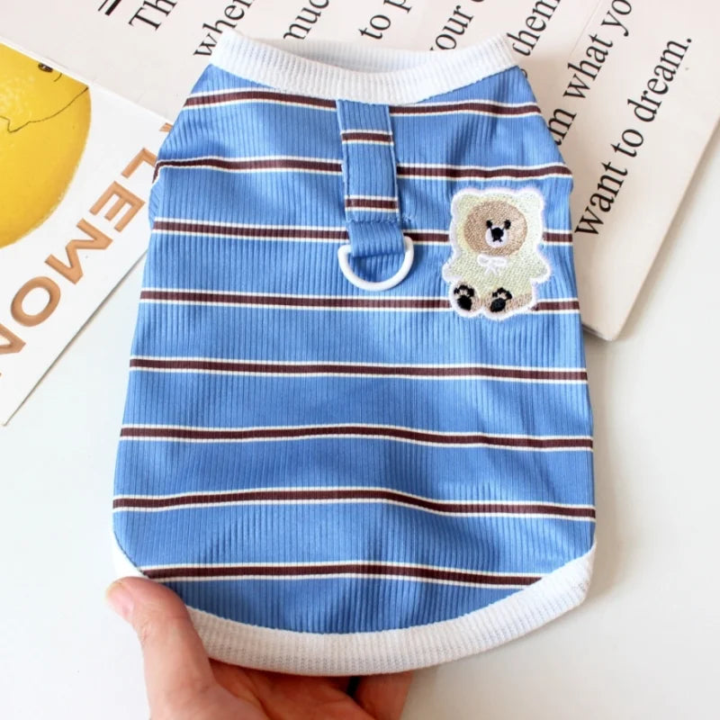 the FOODIEPUP SUMMER TEE - Dog Vest Summer Cartoon Food Graffiti Thin Shirts, Dog Puppy T-Shirt, Cat Clothing, Chihuahua, Cooling Dog Vest, Pet Cat/Dog Clothes