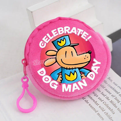 Dog Man Movie Coin Purse Girl Boy Cartoon Wallet Portable Cute Storage Bag Key Pocket Kawaii Handbag Hot Comic Kid Birthday Gift