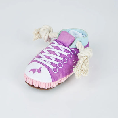 1PC Soft Bite-Resistant Dog Toy Sneakers Molar Toy Shoes Model Dog Love Bite Hiding Food Toys