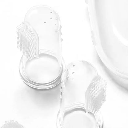 the SMILECUFF FINGER BRUSHES - Silicone Soft Pet Finger Cuff Toothbrushes, Dog Brush - Bad Breath, Tartar Teeth, Care Tool, Cat/Dog Cleaning Scrub, Silica Gel Pet Supplies