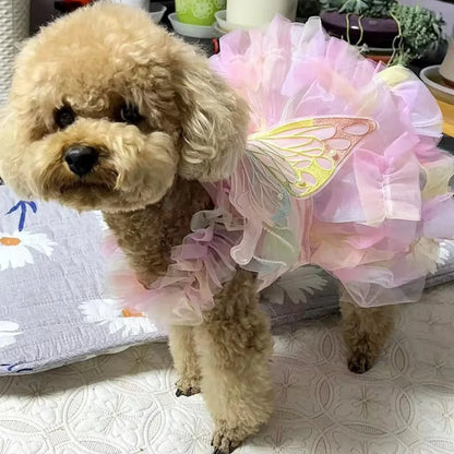 Pet Clothes Dog Wedding Dress Prom Party Princess Dresses for Small Dogs Luxury Dog Clothes Puppy Costume Colorful Pet Supplies