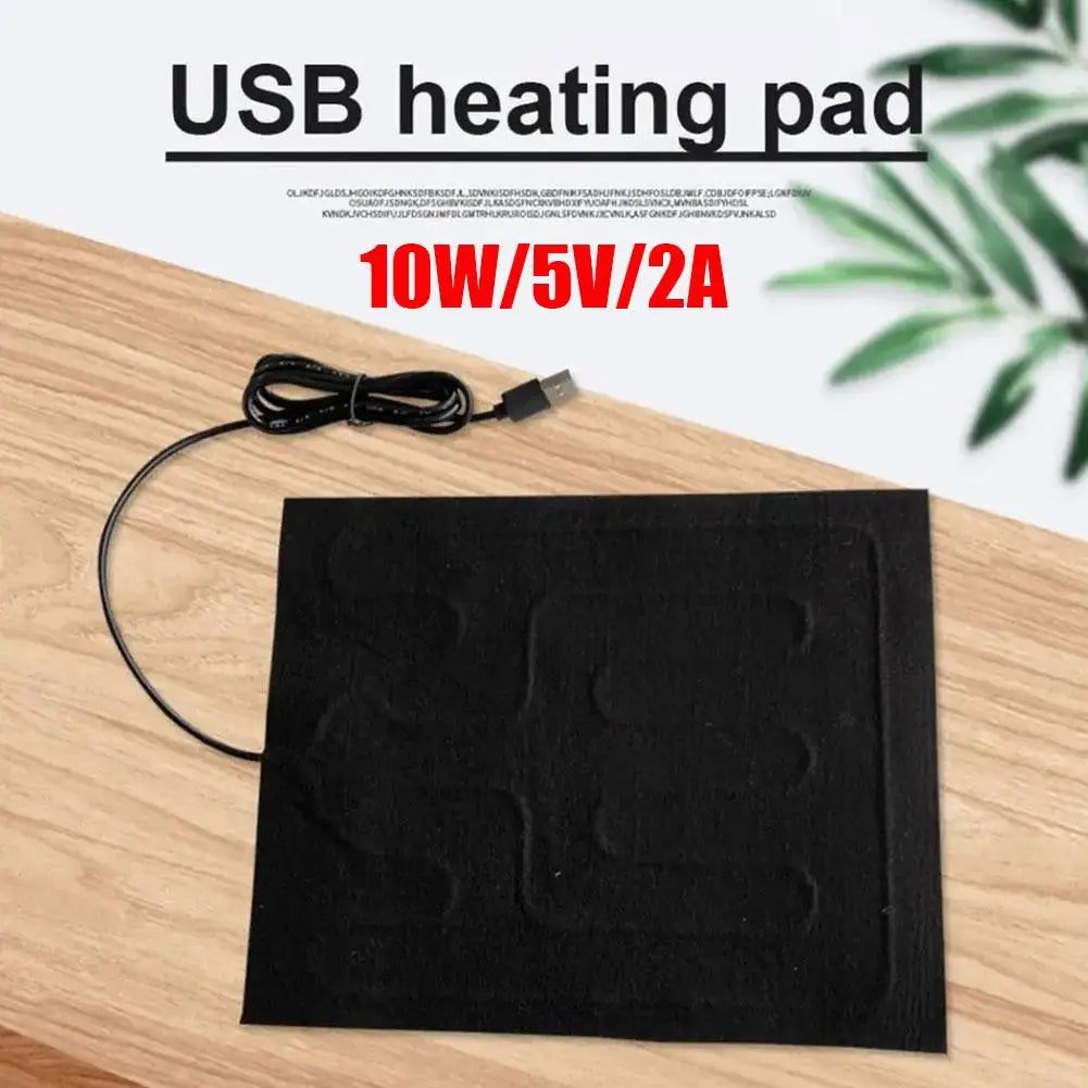 USB Folding Heated Seat Cushion Car Seat Heating Pet Cushion Dog /Cat Winter Electric Warming Mat