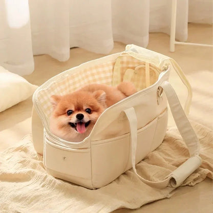 Portable Dog Carrier Handbag - Shoulder Bag for Puppy & Cat Pet Go Out Travel Bag Suitable For Small Dogs Essential Pet Supplies