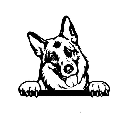 Cars Accessorie Decals Funny Dog With Name Car Decal Dogs Pet Animals Laptop Vinyl Sticker For Apple MacBook Pro/Air Decoration