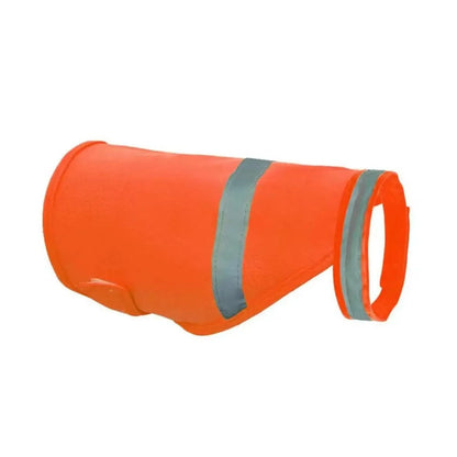 Reflective Dog Safety Vest Breathable Adjustable Puppy Visibility Jackets Comfortable Bright Orange Pet Fluorescent Clothes
