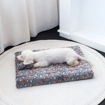 Removable Wash Pad For Winter Dog Cage Pads For Warmth And Fashionable Pet Kennel Dog Cat New Special Sleeping Pads For Pets