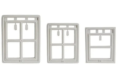 Pet Screen Door Home Lockable Cat Screen Door Plastic Pet Dog Door for Mosquito Proof Screen Window Security Flap Gate Dog Fence