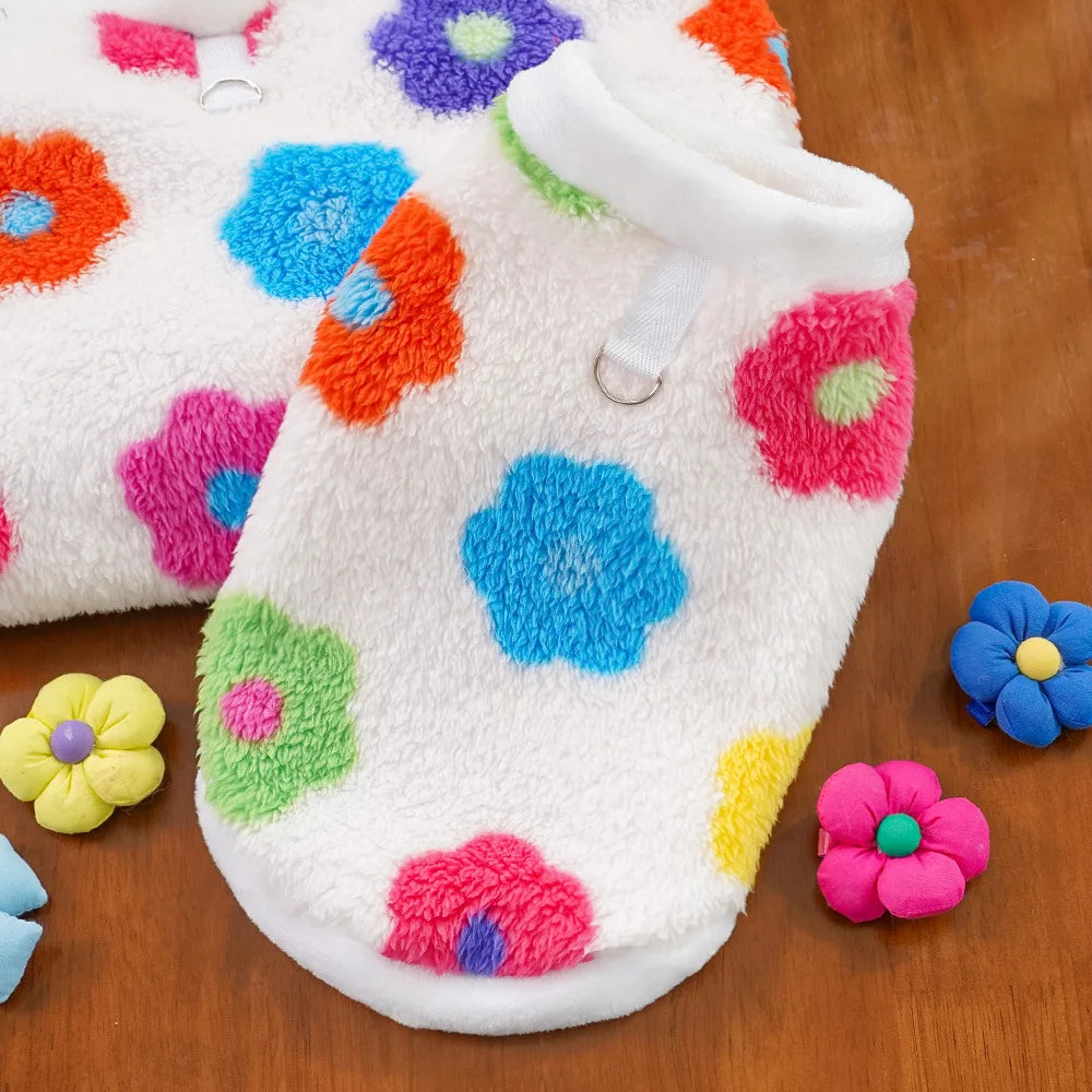 the DAISY DOG - Large, Medium and Small Dog Clothes, Winter Windproof Clothing For 1-45kg Dogs, Pet Coat, French Bulldog, Velvet Vest for Kitty/Doggy