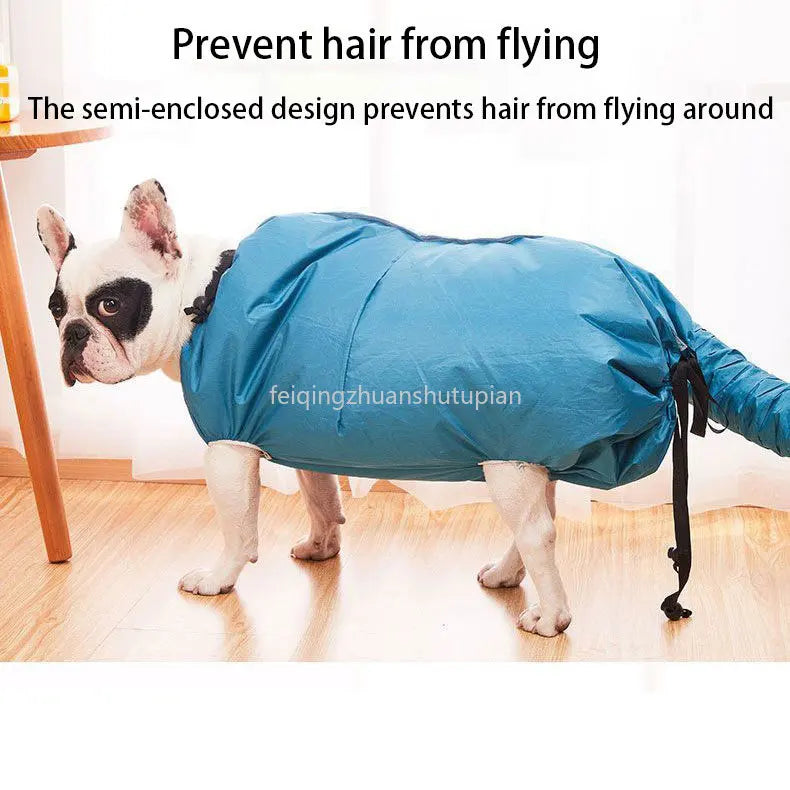 Foldable Pet Drying Bag Portable Efficient Drying Bag for Dog Cats Bathing Hair Drying Grooming Dog Cleaning Small Medium Large