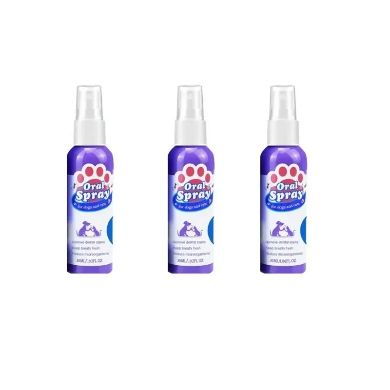 the ORAL SPRAY - Pet Teeth Cleaning Spray, Oral Care, Remove Tooth Stains, Keep Fresh Breath for Cats and Dogs, Whitening & Remove Bad Breath