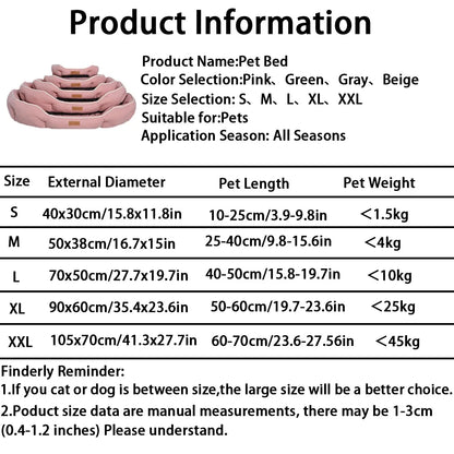 Dog Cats Bed Mats All Seasons Summer Sleeping Puppy Bed French Bulldog Cat Bed for Small Medium Large Pet Basket Accessories