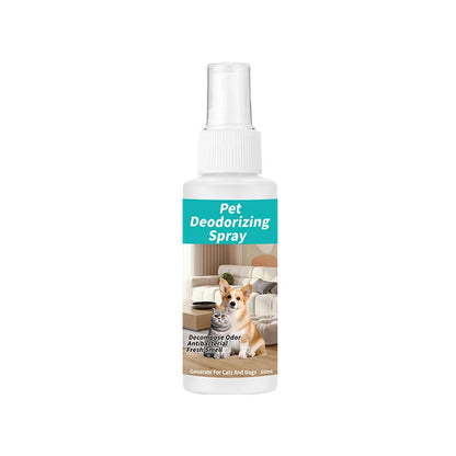 the DEORDORANT SPRAY - Portable Pet Deodorant, Green Tea Fragrance Spray, Bactericidal Deodorant, Non-Pungent Deodorant Dog and Cat Urine Spray
