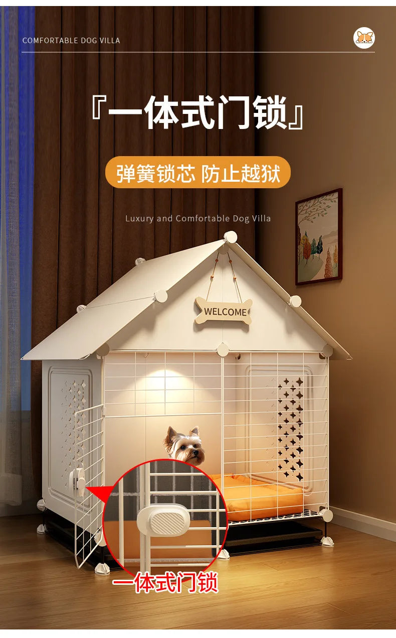 Dog Cage Small Dog Kennel One Room One Living Room One Bathroom Dog Villa Indoor Household With Toilet Bichon Teddy Only