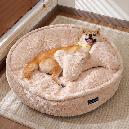 Dog Bed Pet Beds Accessories Supplies Dogs Winter Baskets Fluffy Bedding Warm Mat Sofa Big Accessory Small Breeds Puppy Cats