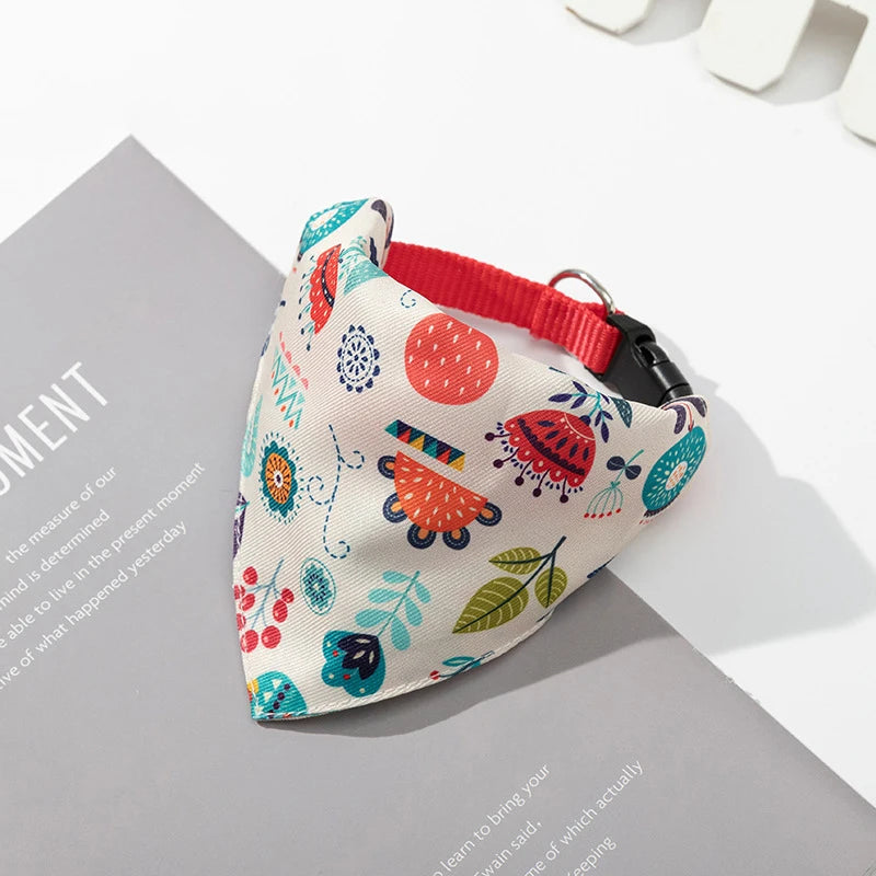 the DOGGY BANDANA - Adjustable Dog Bandanas, Large Pet Scarf, Pet Cotton Plaid Washable Bow Ties, Collar Cat/Dog Scarf, Large Dog Accessories, Kerchief