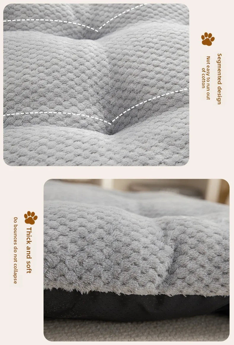 New Autumn  Winter High-End Pet Mat Dog Mat Long Plush Winter Warm Pet Mat Dog Bed Comfortable Cat House Dog House Pet House Mat