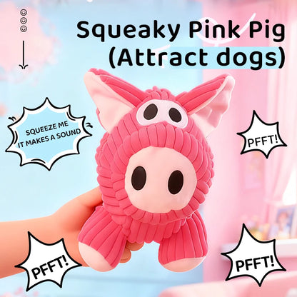 HOOPET Plush Squeaky Dog Toys with Crackling Paper Sound, Chew Resistant Soft Puppy Chew Toys for Boredom Relief