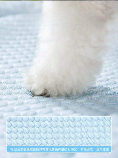 Cloud 3D Cool Cushion Soft and Cool Cushion Dog Cushion Teddy Small Dog Spring/Summer/Autumn Breathable Dog Nest Pet Bed