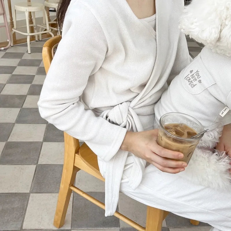 Autumn Winter Thin Warm Dog Pullover Solid Dog Hoodies Pet Vest Girls Dog Costume Chihuahua Bichon Clothing Letter Cat Dog Shirt