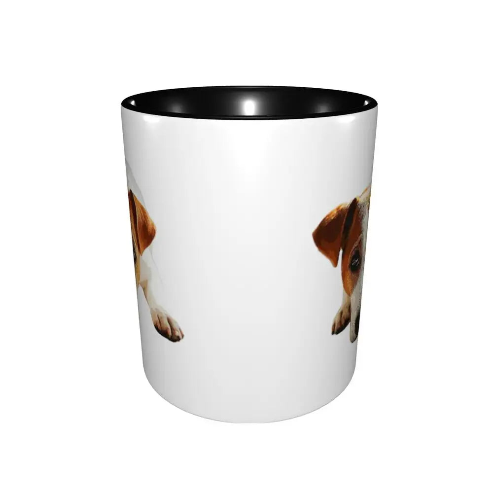 Dog Jack Russell Terrier -cute Gift Jack Russell Terrier For Mom Mug Funny Ceramic Coffee Cups Tea Mugs Milk Cup Drinkware Gifts