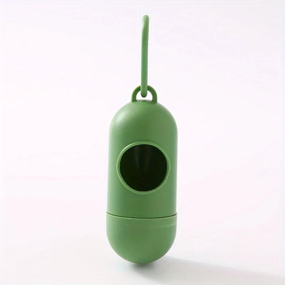 the CAPSULE CLEAN BAG HOLDER - Pill Shaped Poop Bags Dispenser, Garbage Holder Dispenser, Pet Supplies For Dogs, Collars And Leashes