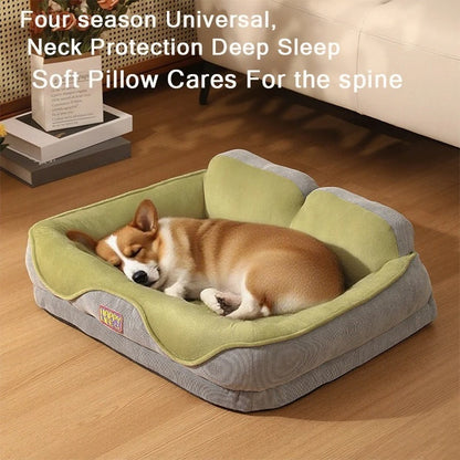 1PC Crystal Super Soft Corduroy Pet Products Cushions  Accessories Dog All Houses Supplies Things Accessory House Beds/cama Gato