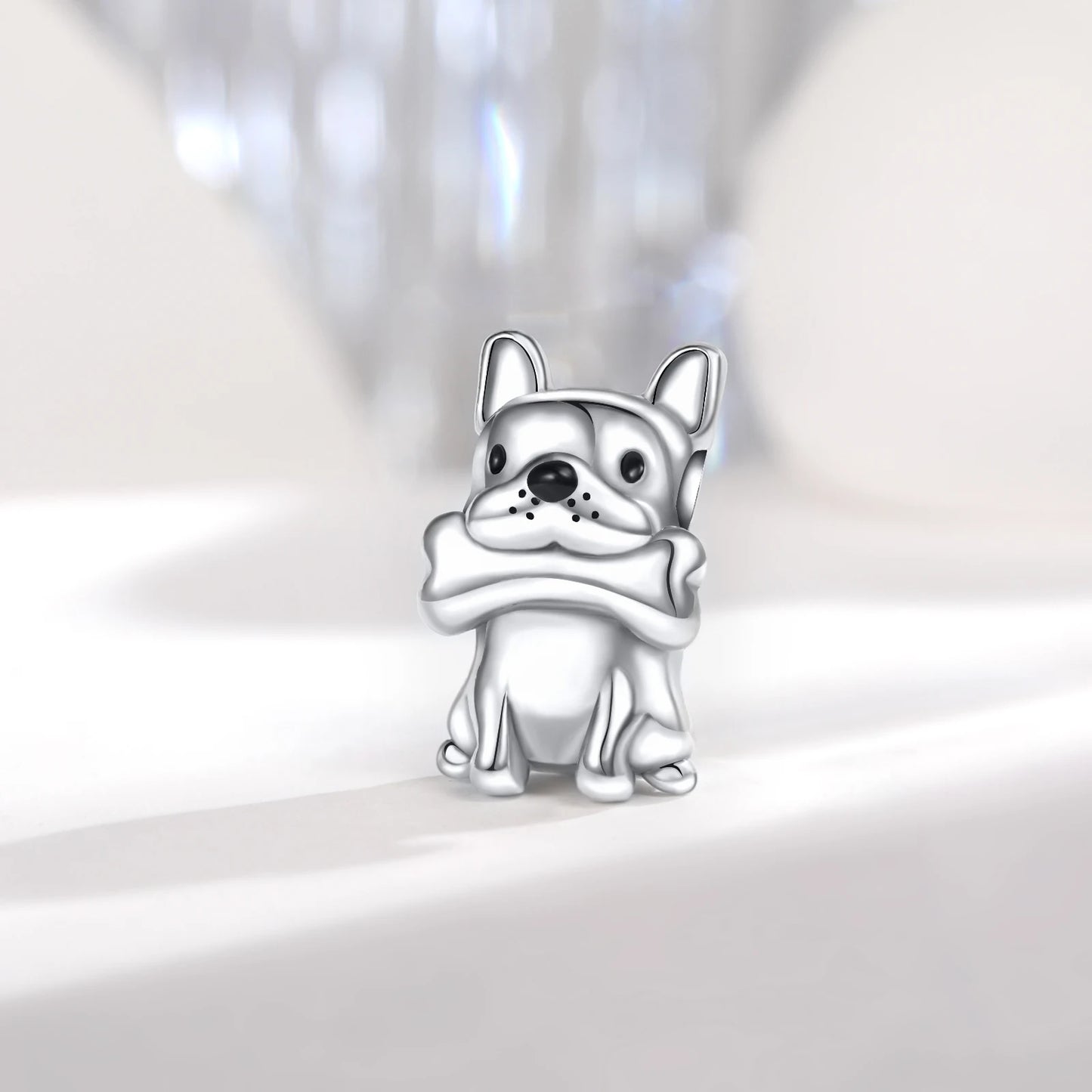 925 Sterling Silver Girl Holding Dog Charms Beads Fit Original 925 Bracelet Making Gift for Woman Jewelry Diy Fashion Pendant