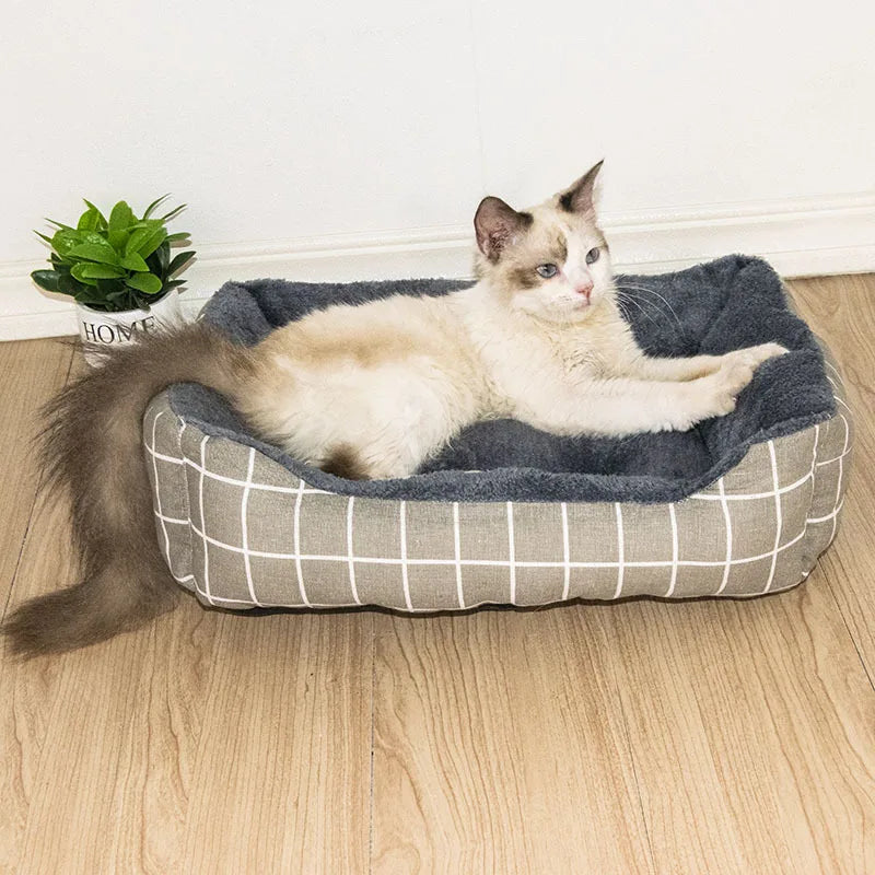 Pet Dog Cat Bed Mat Large Dog Sofa Bed Warm Pet Nest Kennel For Small Medium Large Dogs Puppy Kitten Plus Size Sleeping Mattress