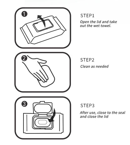 the GRAPE SEED OIL WIPES - 80PCS/Pack Pet Wipes, Disposable Pure Water Formula Pet Care, Dog and Cat Health Cleaning Deodorizing Wipes, Single-Use