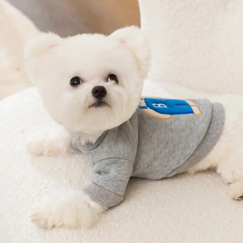 Dog Clothes Autumn Winter Pet Dog Hoodies Pug French Bulldog Chihuahua Clothes Puppy Dog Costume Pet Clothes Harness Sweatshirt