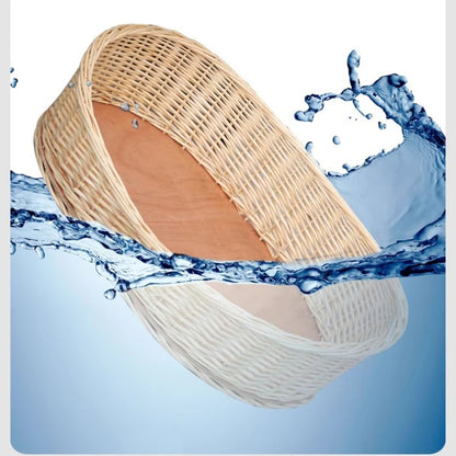 Willow Vine Weaving Dog House Summer Cool Cat Bed Four Season Universal Small Dog Pet Nest Summer Sleeping Mat Teddy Dog Bed