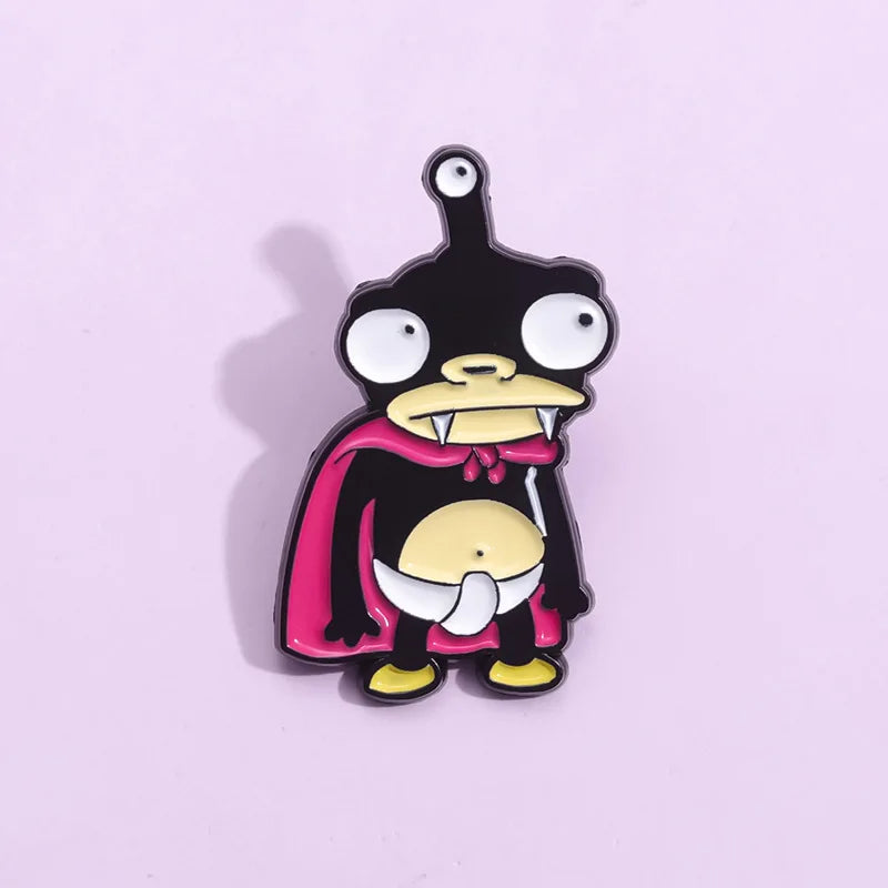 Animal Brooch Cute Cartoon Yellow Dog Metal Badge Small Accessories Wholesale Decorative Brooches Hat Pins for Backpacks Cap Pin