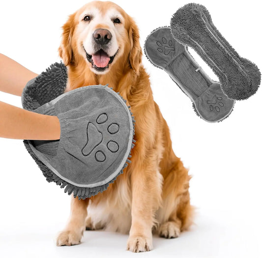 Super Absorbent Microfiber Dog Towel Quick Drying Pet Grooming Towel for Bathing Dogs and Cats Soft Bath Supplies