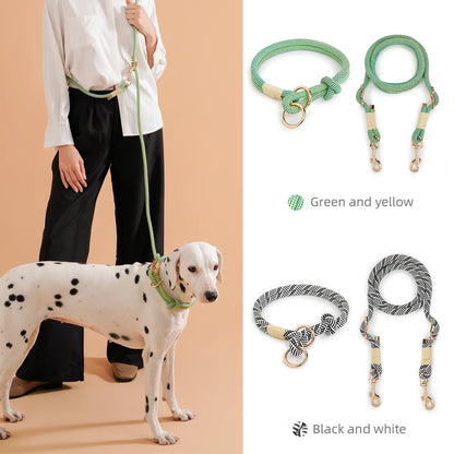 the SIMPLESTRIDE DOG COLLAR - Pet Dog Lead Rope Simple Trendy Style Collar, Leashes for Small/Medium and Large Dogs, Bulldog, Alaskan Malamute, Corgi, Teddy Dog