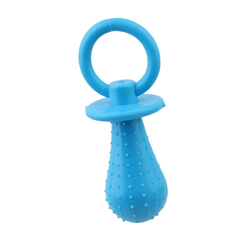 1pc Rubber Nipple Toys For Dog Pet  Resistant Chewing Teething  Small Cat Puppy Cleaning Bite Pet Products