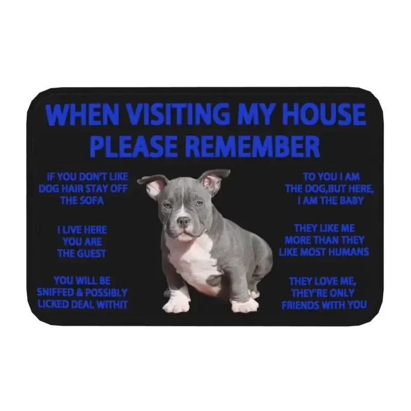 Beagle Dog Doormat Non-Slip Kitchen Bath Mat Living Room Door Floor Entrance Carpet Rug