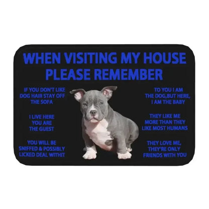 Beagle Dog Doormat Non-Slip Kitchen Bath Mat Living Room Door Floor Entrance Carpet Rug