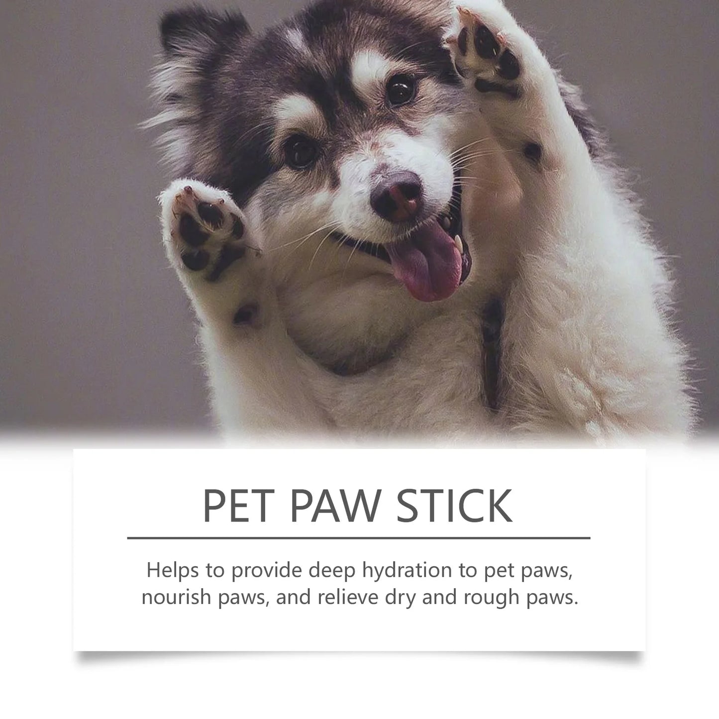 the PET PAW STICK - Pet Paw Balm, Helps Soothe and Protect Dry Cracked Noses/Paws with Natural Dog Paw Oil, Moisturizing Paw Protectant Pet Care