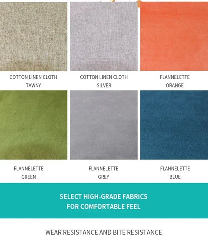 Winter Warm Pet Bed Washable - Bite-Resistant Dogs Kennel Removable Puppy Sofa Cushion Plush Cat Mat for Large Pet Sleeping Bag