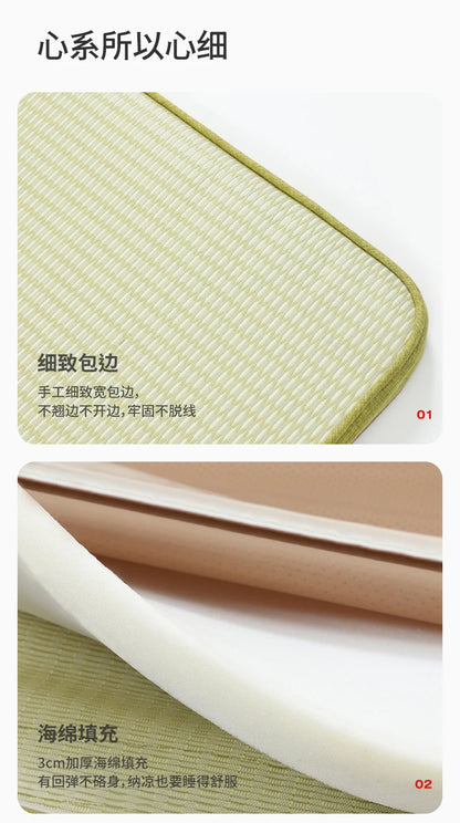 Pet mat, kennel mat, removable and washable cat ice pad, summer cooling dog sleeping floor mat pet ice pad