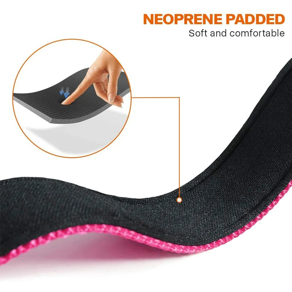 the SAFESTRIDE REFLECTIVE DOG COLLAR - Reflective Padded Dog Collar, Durable Strong Double D Ring, Safety Nylon Pet Dog Collars, Adjustable for Small/Medium/Large Dogs