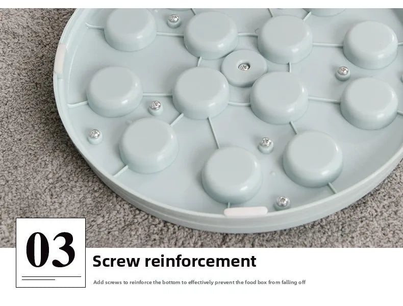 the BRAINBOWL ENRICHMENT PLATE - Pet Toys, Cats and Dogs Relieving Boredom, Feeding Plates, Slow Food Bowls, Interactive Brain Training, Feeding Equipment