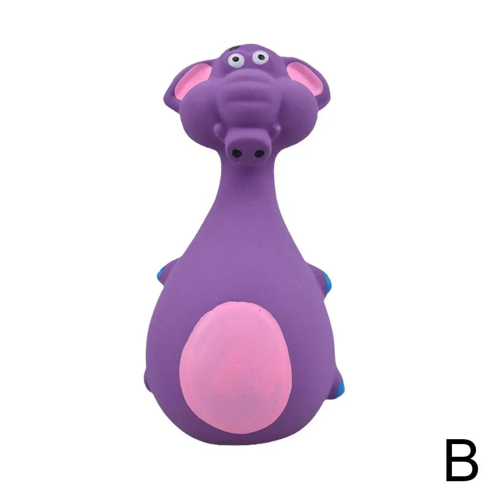 Latex Dog Toys Sound Squeaky Elephant/Cow Animal Dog Chew Toy Pet Puppy Toys Gift For Cute Dogs Bite Resistant Dog Accessories