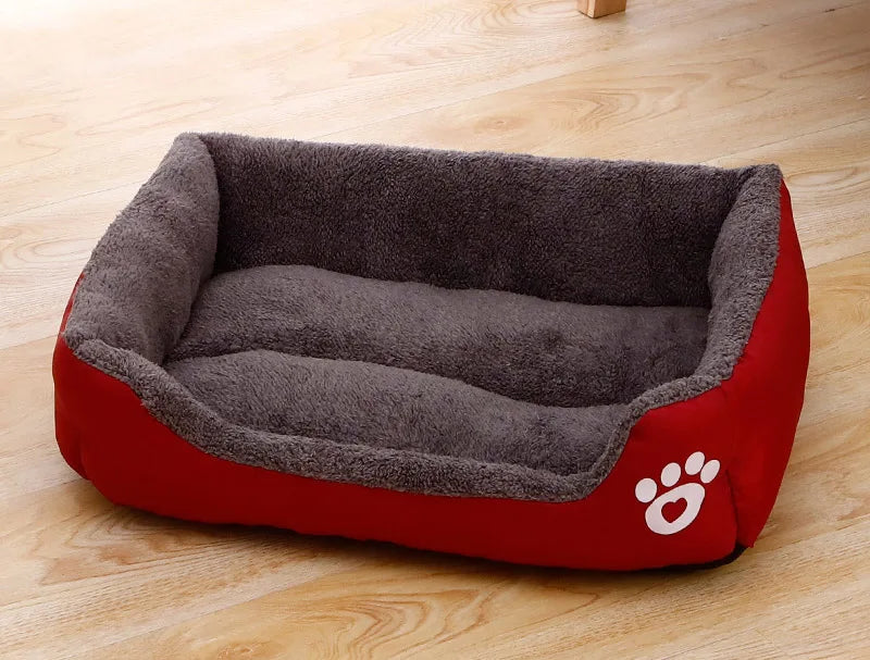 Autumn And Winter Warm Pet Dog Cat Universal Beds Soft Cushion Couch Bed for for Small Medium Dog Plush Cozy Puppy Nest Mat Pad