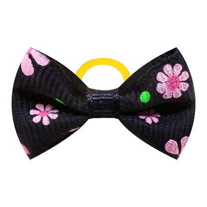 the MINI PAWBLOOM HAIR BOW SET - 10/20/30PCS Small Dog Hair Bows, Pet Bows, Rubber Bands, Cute Pet Puppy Hair Bows for Small Dog, Hair Accessories, Pet Supplies