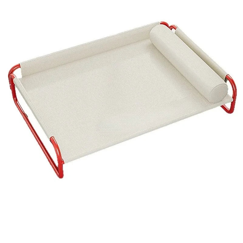 Dog camp bed summer kennel four seasons pet sofa off the ground moisture-proof medium and large removable dog bed